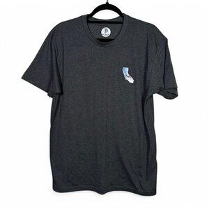 Branded Bills California Republic T-Shirt in Charcoal